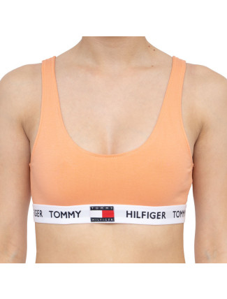 Sportovní podprsenka UW0UW02225-TD9 oranžová - Tommy Hilfiger