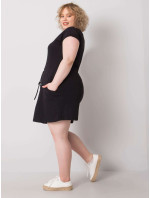 Kori černé šaty plus size s kapsami