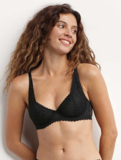 Dámská krajková podprsenka DIM DAILY DENTELLE UNDERWIRE BRA - DIM - černá