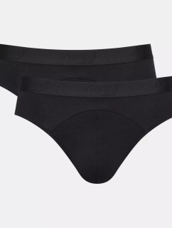 Pánské slipy EVER Soft Brief 2P - BLACK - černé 0004 - SLOGGI