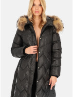 PERSO Coat BLH241011FXR Černá barva