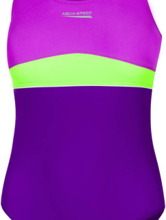 AQUA SPEED Plavky EMILY Dark Violet/Green/Violet