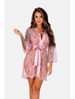 LivCo Corsetti Fashion Housecoat Sheer Pink