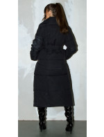 Sexy Fashionista Extra Long Winterjacke mit Gürtel