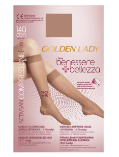 Dámské podkolenky Golden Lady Benessere & Bellezza 140 den