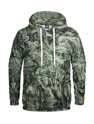 Aloha From Deer Durer Series - Apocalypse Hoodie H-K AFD437 Green