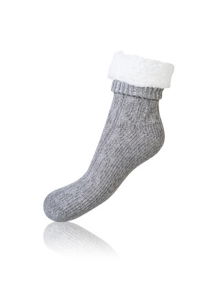 Extrémně teplé ponožky EXTRA WARM SOCKS - BELLINDA - šedá