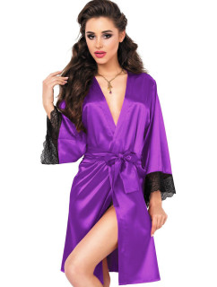 DKaren Housecoat Nikola Violet