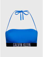 Dámská plavková podprsenka Bandeau KW0KW01966 C4X modrá-černá - Calvin Klein