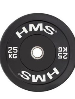 Olympijská deska HMS BLACK BUMPER 25 kg BBR25