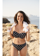 Dámský vrchní díl plavek Anya Riva Spot Bandeau navy/vanilla SW1453 - Panache