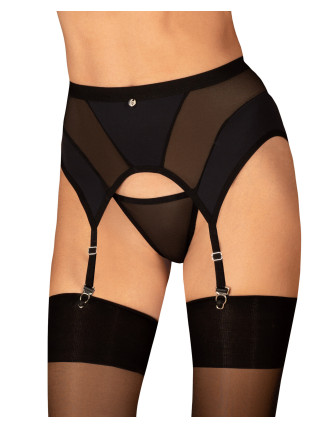 Elegantní podvazkový pás Chic Amoria garter belt - Obsessive