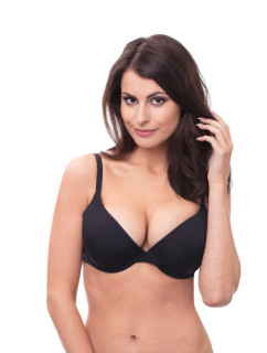 Dámská hladká podprsenka 9443 T-SHIRT PLAIN BRA  černá - WONDERBRA