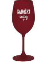 KÁMOŠKY - SESTRY - bordo sklenice na víno 350 ml