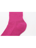 Unisex ponožky z merino vlny ALPINE PRO KLAMO fuchsia red