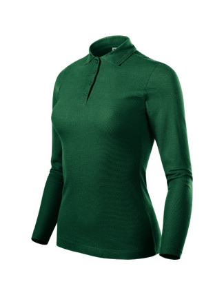 Pique Polo LS polokošile dámská dark green