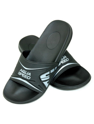 AQUA SPEED Boty do bazénu Dakota Black/Silver Pattern 07