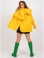 Dámská bunda s kapucí Rue Paris Eleanor - žlutá