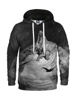 Aloha From Deer Dore Series - Death Raven Hoodie H-K AFD492 Grey