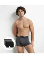 Pánské boxerky 3 ks DIM COTTON STRETCH BOXER 3x - DIM - černá