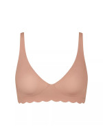 Dámská podprsenka ZERO Microfibre 2.0 Soft bra - CAMEO BROWN - sv. hnědá 00ME - SLOGGI