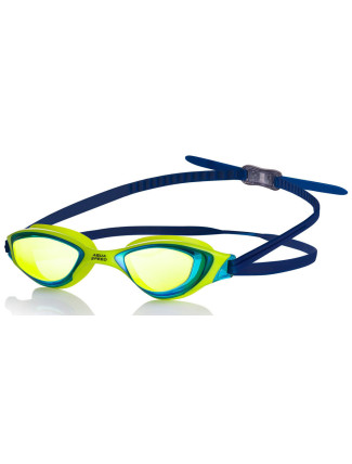 Plavecké brýle AQUA SPEED Xeno Mirror Yellow/Navy Blue/Gold Pattern 30