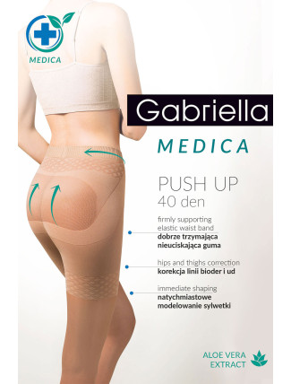 Gabriella Medica Push-up 40 Den Code 128 kolor:beige