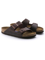 Dámské žabky Birkenstock Arizona Soft Footbed Oiled Leather Habana narrow (0452763)