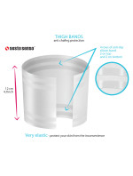 Sesto Senso Thigh Band Smooth White