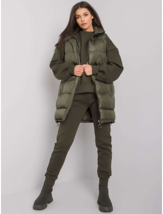 Dámská zimní komplet EM KMPL 647.00P khaki - Ex moda