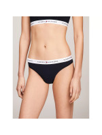 Dámská tanga THONG UW0UW03835 DW5 tm. modré - Tommy Hilfiger