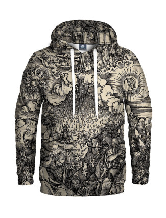 Aloha From Deer Durer Series - Fifth Seal Hoodie H-K AFD436 Beige