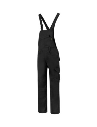 Dungaree Overall Industrial pracovní kalhoty s laclem unisex černá