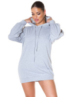 Sexy mikina s kapucí Koucla sweat dress