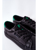 Children's Leather Sneakers BIG STAR DD374147 Black