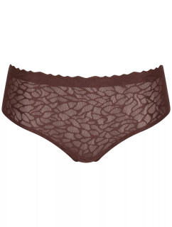 Dámské kalhotky Zero Feel Lace 2.0 High Waist - BROWN - hnědé 6231 - SLOGGI