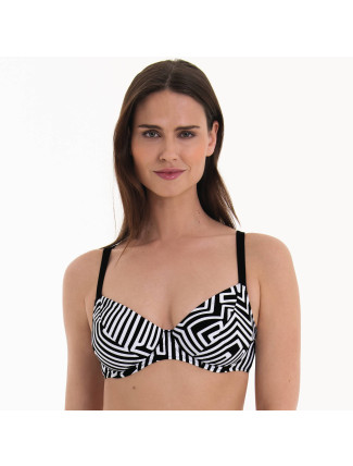 Style Celine Top Bikini - horní díl 8834-1 černá - RosaFaia