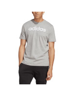 Adidas Essentials Single Jersey Lineární vyšívané logo Tee M IC9277 Muži