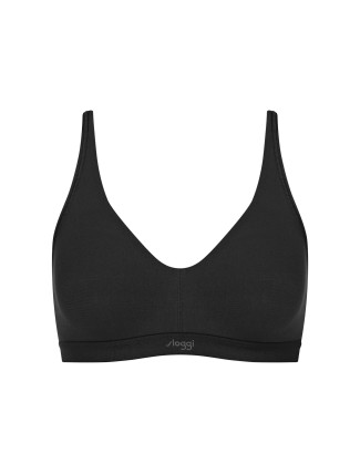 Dámská podprsenka EVER Ease Soft bra - BLACK - černá 0004 - SLOGGI